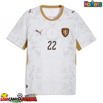 Camisa de Futebol República Checa Tomas Soucek #22 Equipamento Secundário Mundo 2026 Manga Curta